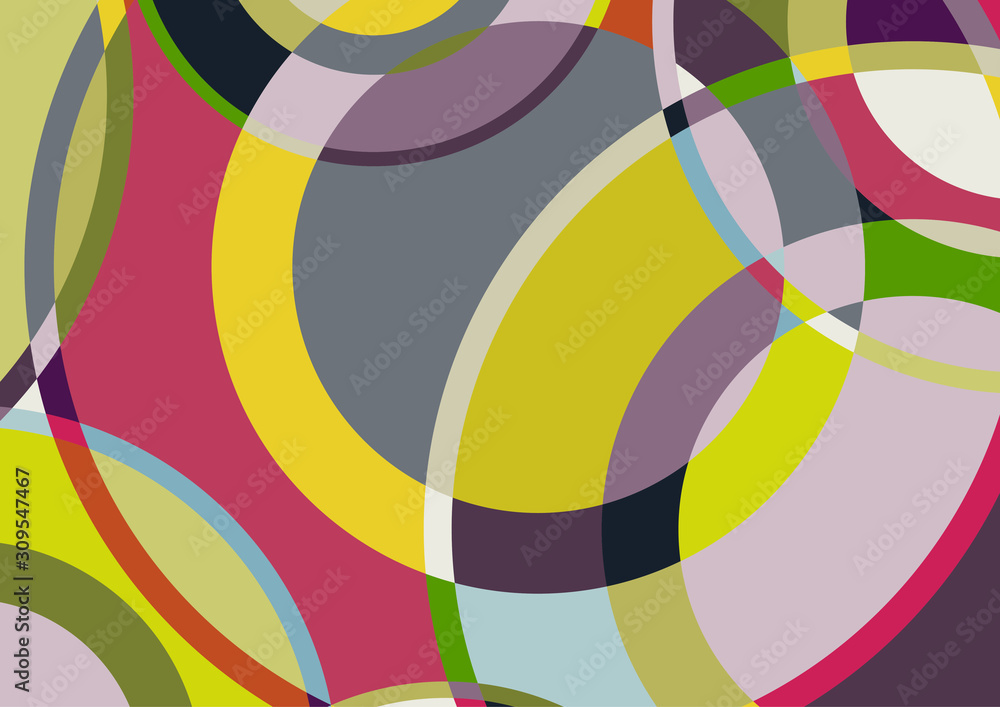 Obraz premium Digital painting. Abstract vector background