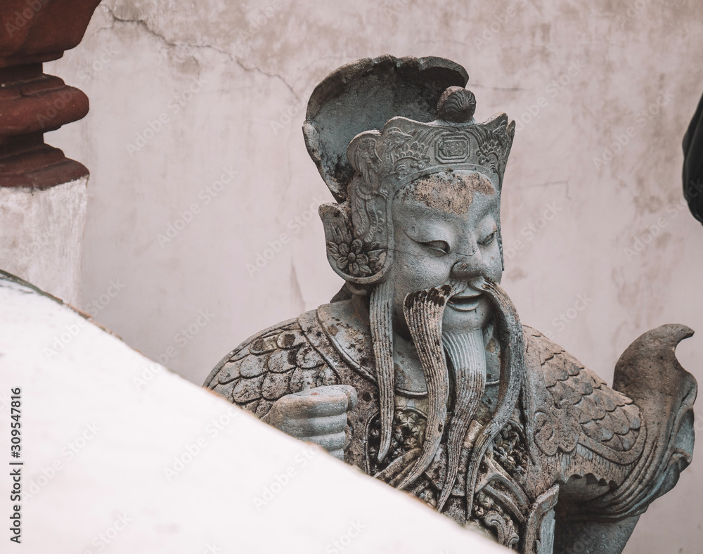 Bangkok Thailand temple sculpture