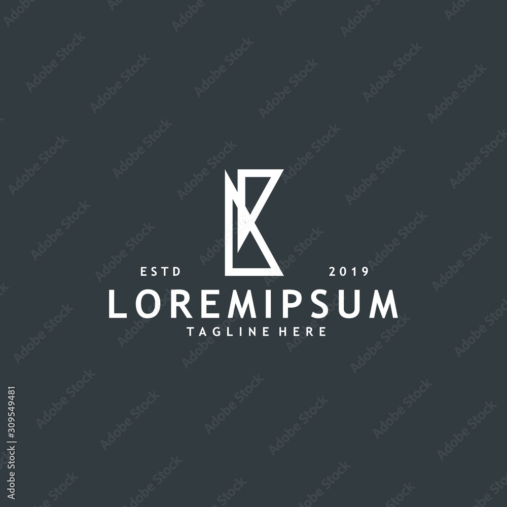 Minimalist and modern initial B logo design Minimalist and modern initial B logo design