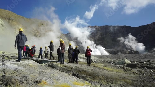 White Island Whakaari in New Zealand Tourism photo