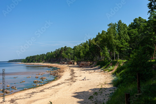 East coast Gulf of Riga  Baltic sea.