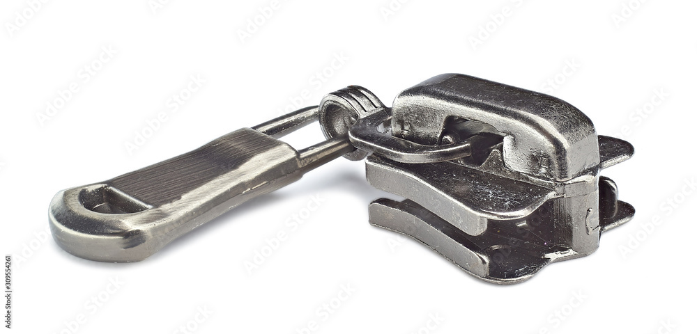 slider for zipper on a white background slider for zipper on a white background