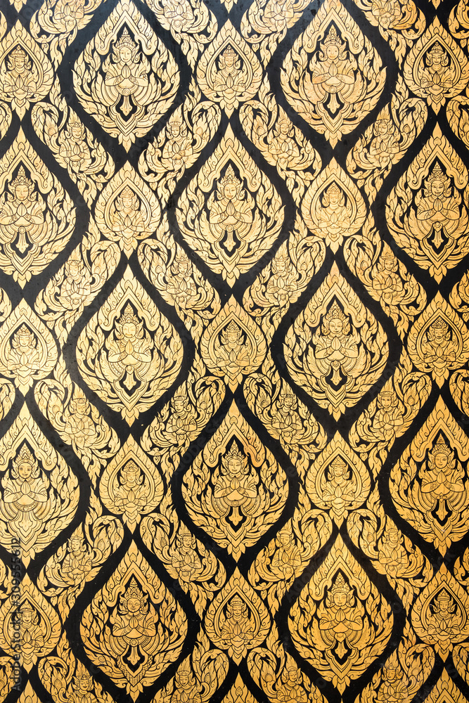 Thai pattern in the temple thailand.