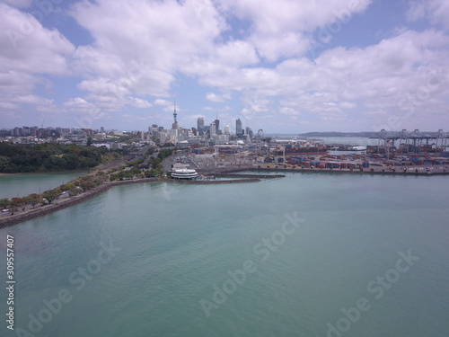 Judges Bay, Auckland / New Zealand - December 14, 2019: The Judges Bay, Okahu Bay and Hobson Bay photo