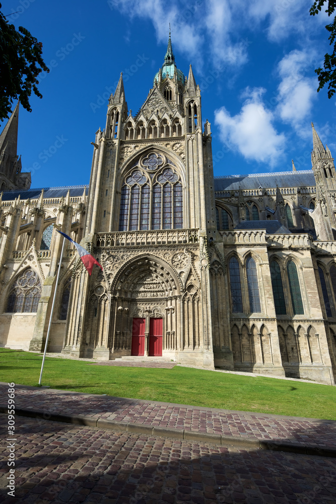 Bayeux Cathedral view