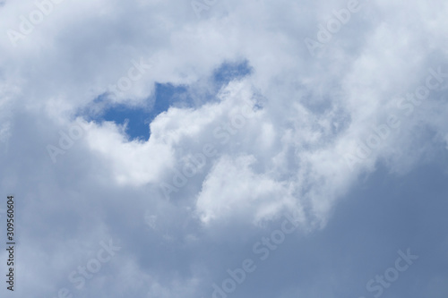 a blue sky with clouds for background