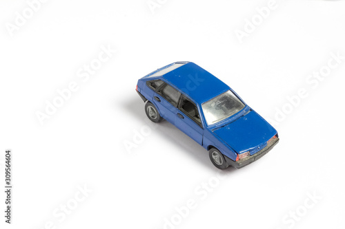 toy car on a white background