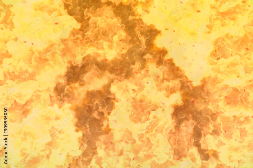mystic burning lava abstract background or texture - fire 3D illustration mystic burning lava abstract background or texture - fire 3D illustration