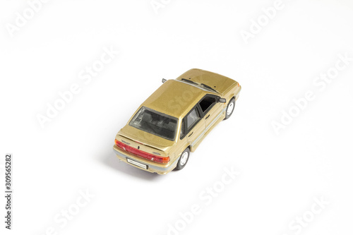 toy car on a white background