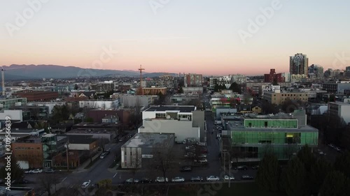 Wallpaper Mural Office district, community garden and the playground in North America Torontodigital.ca
