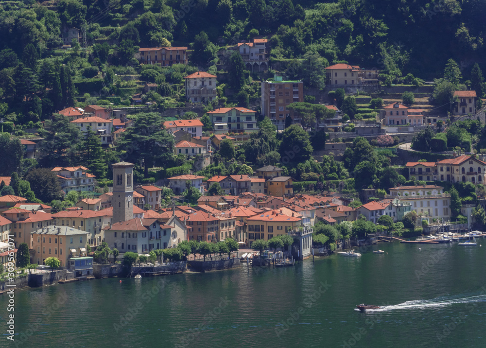 Torno, a beautiful and romantic Lombard village overlooking the southern coast of Como Lake