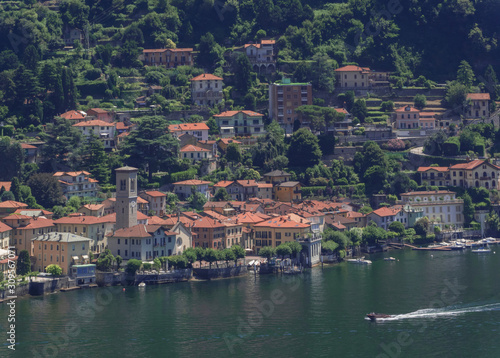 Torno, a beautiful and romantic Lombard village overlooking the southern coast of Como Lake © gpriccardi