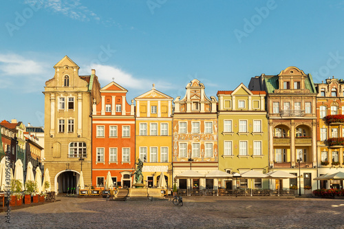 Main Market city square (Stare Miasto) of Poznan, Poland, 