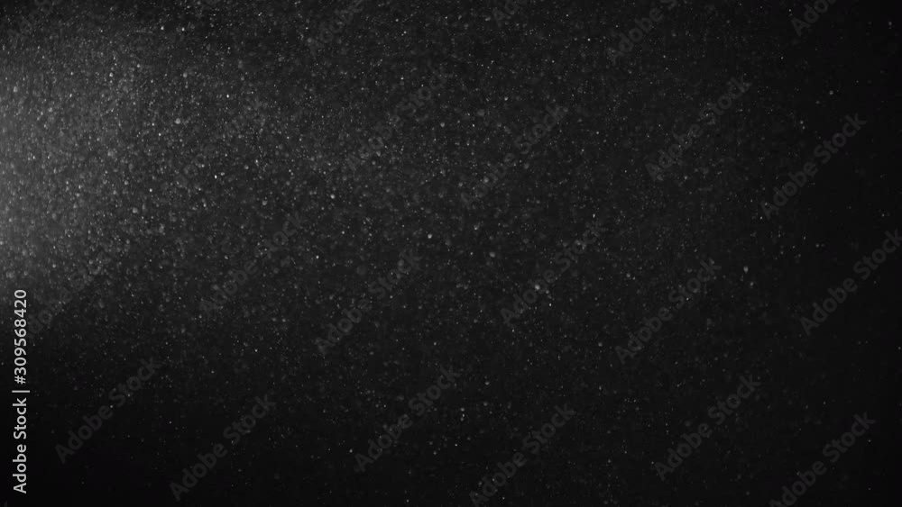 Natural Organic Dust Particles Floating On Black Background. Glittering Sparkling Particles Randomly Spin In The Air With Bokeh. Dynamic Particles With Fast And Slow Motion. Shimmering Dust In Space. Natural Organic Dust Particles Floating On Black Background. Glittering Sparkling Particles Randomly Spin In The Air With Bokeh. Dynamic Particles With Fast And Slow Motion. Shimmering Dust In Space.