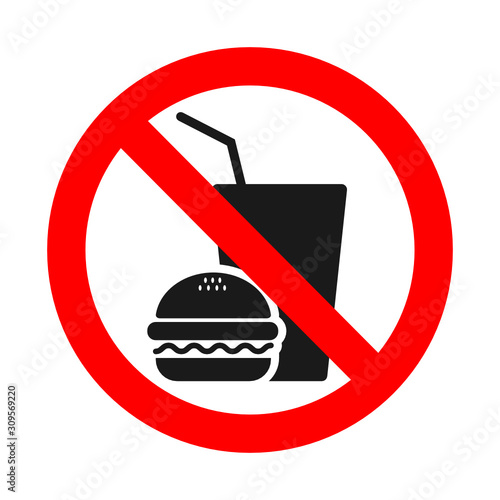 No food and drink allowed symbol