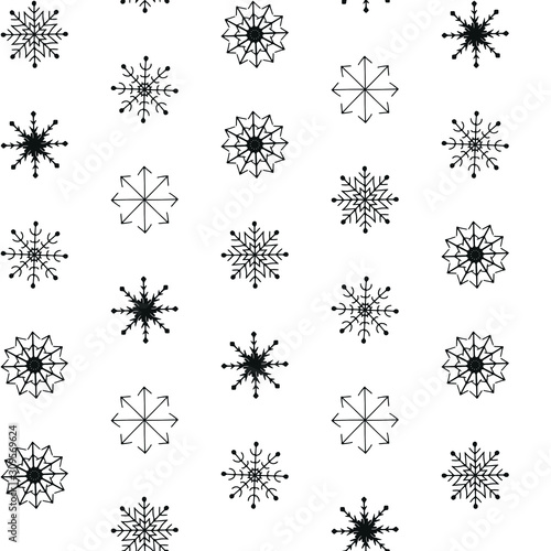 Seasonial Winter Holiday Snowflake Collection