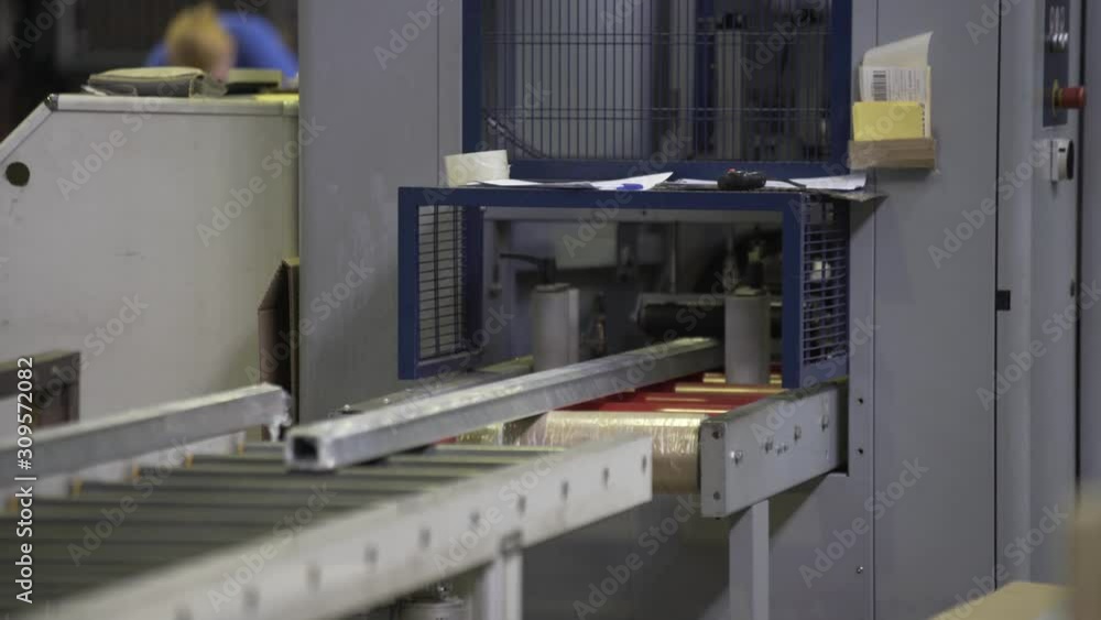 Packaging of aluminium profiles. Aluminium production line factory warehouse stack of profiles. Heavy metallurgical industrial products, manufacturing business production concept Packaging of aluminium profiles. Aluminium production line factory warehouse stack of profiles. Heavy metallurgical industrial products, manufacturing business production concept