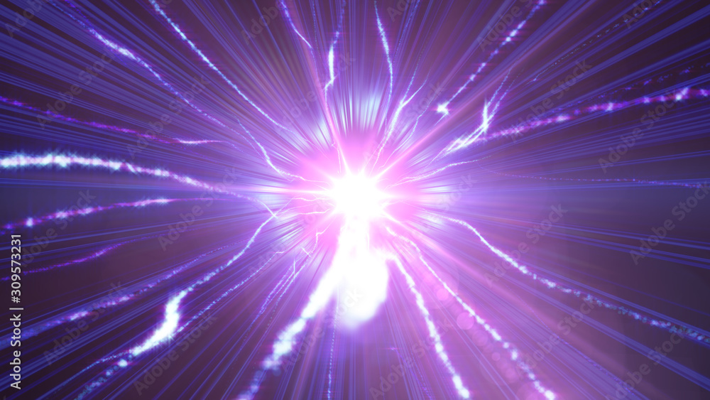 Obraz premium Black Hole in space, light