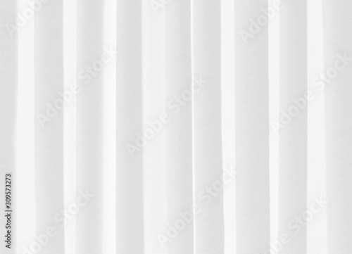 White waves, waves from curtains background of white