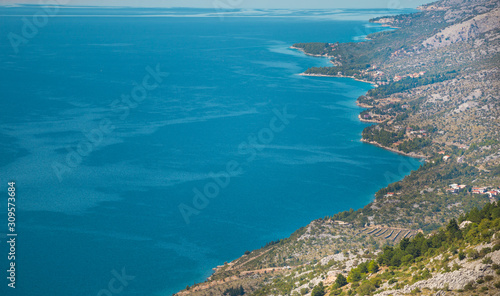 Croatia landscape and coast.