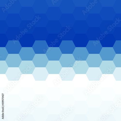 Classic Blue Abstract trianglify Generative Art background illustration