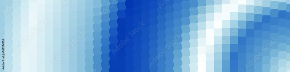 Fototapeta premium Classic Blue Abstract trianglify Generative Art background illustration