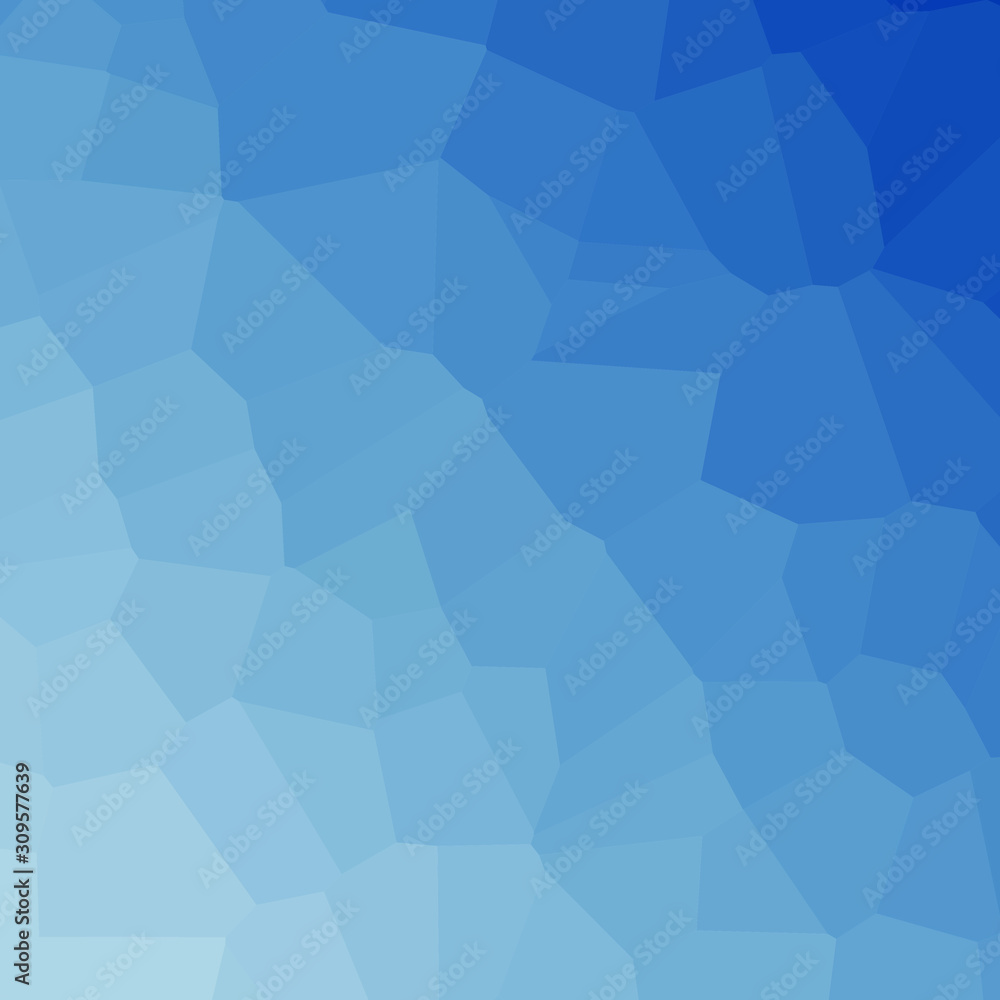 Obraz premium Classic Blue Abstract trianglify Generative Art background illustration