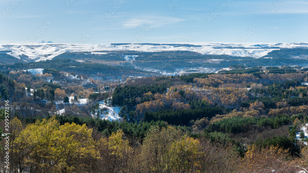 panorama of mountains in Kislovodsk panorama of mountains in Kislovodsk