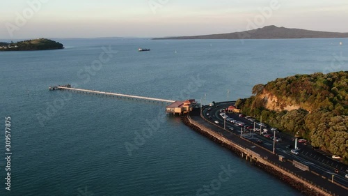 Judges Bay, Auckland / New Zealand - December 14, 2019: The Judges Bay, Okahu Bay and Hobson Bay photo