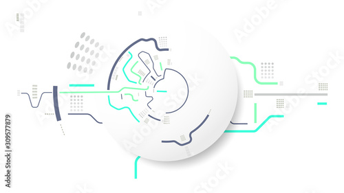 Digital technology abstract background