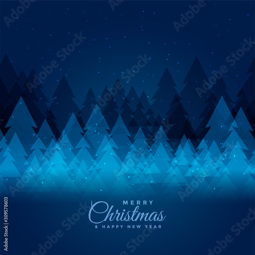 merry christmas festival background with xmas tree