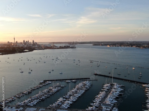 Judges Bay, Auckland / New Zealand - December 14, 2019: The Judges Bay, Okahu Bay and Hobson Bay photo