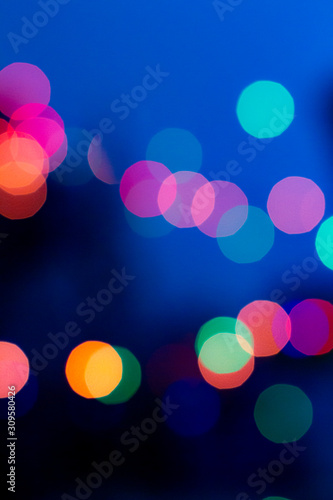 abstract background with bokeh lights