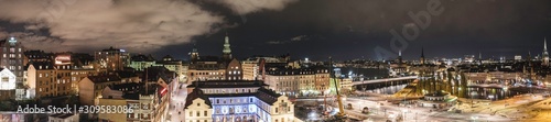 Panoramic view of Stockholm as seen from S  dermalm