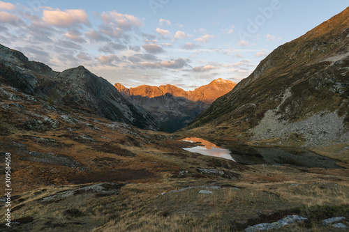 Remote Swiss Alps Valley Switzerland photo