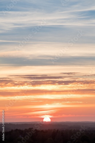 Sunset over the Aland islands © Tuukka