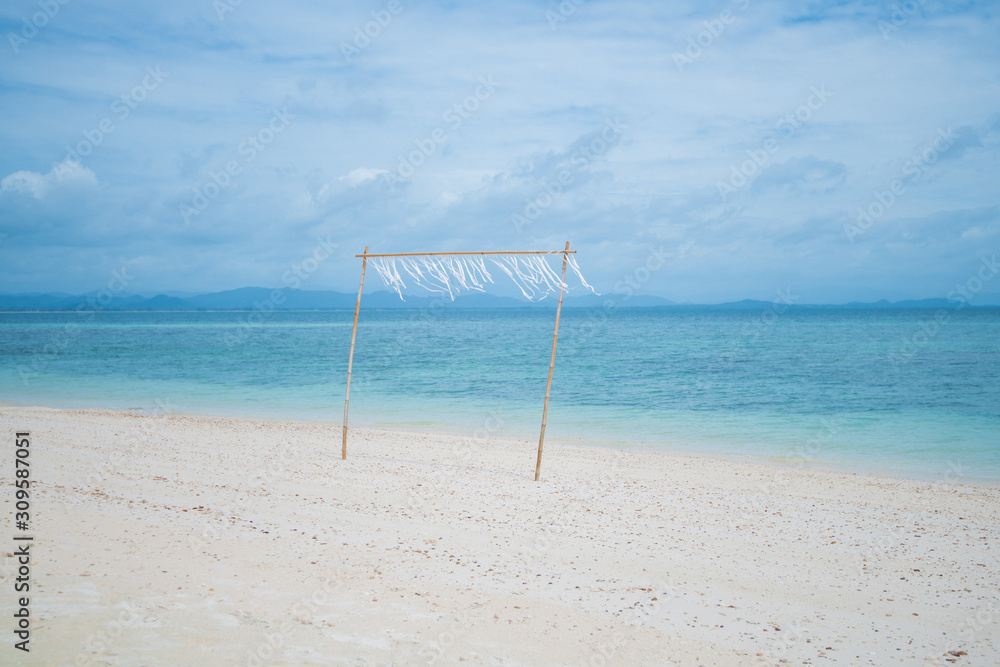 Empty sea and beach background with copy space Empty sea and beach background with copy space