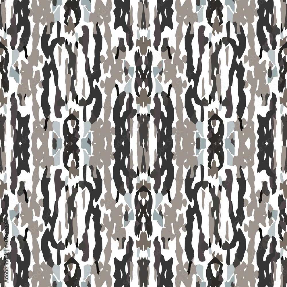 Hand Drawn, Paint Texture. Shibori Seamless Hand Drawn, Paint Texture. Shibori Seamless