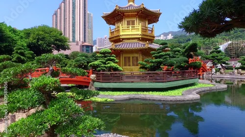 Chi Lin Nunnery in Diamond Hill District,  HONG KONG, CHINA photo