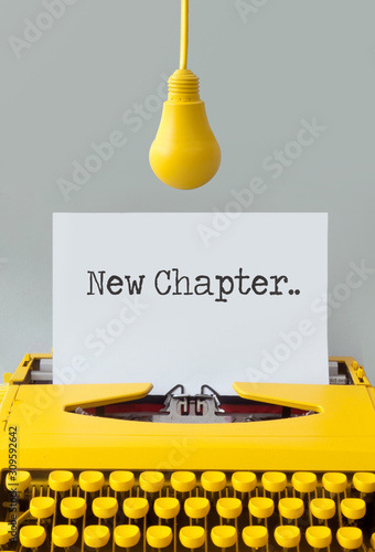 Tableau sur toile New chapter