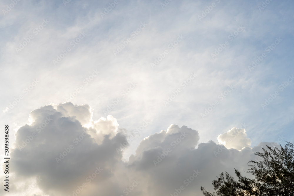Blue sky color with clouds background photo Blue sky color with clouds background photo