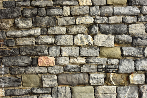 Old stone wall. Brick texture.