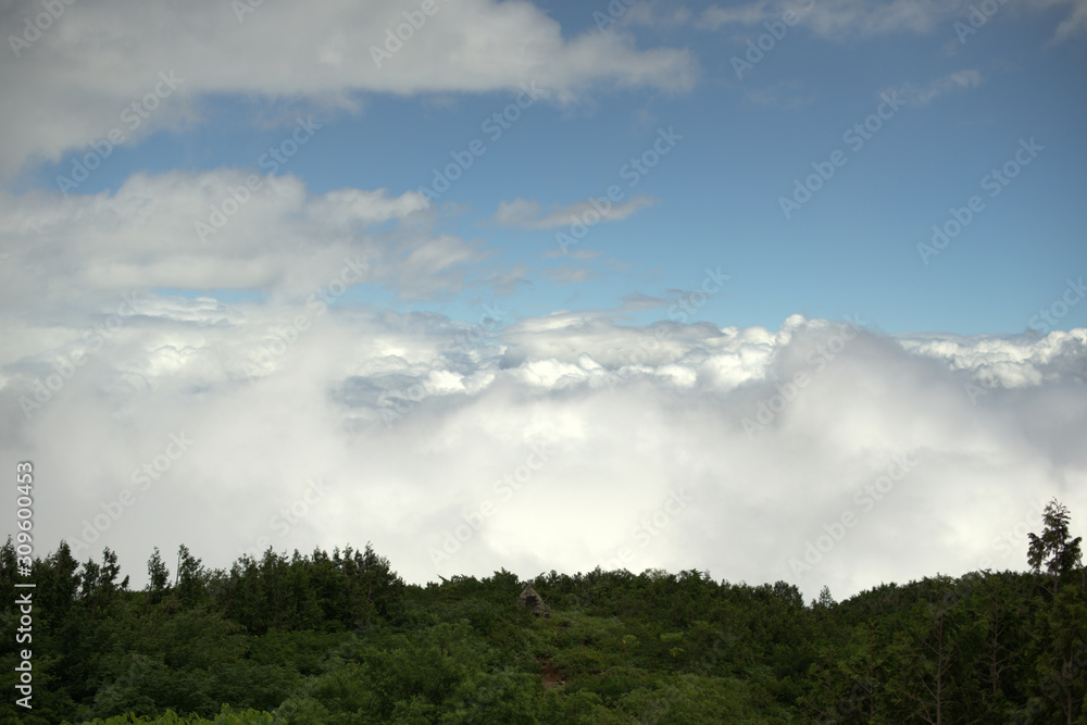looking at blue sky and above the clouds looking at blue sky and above the clouds