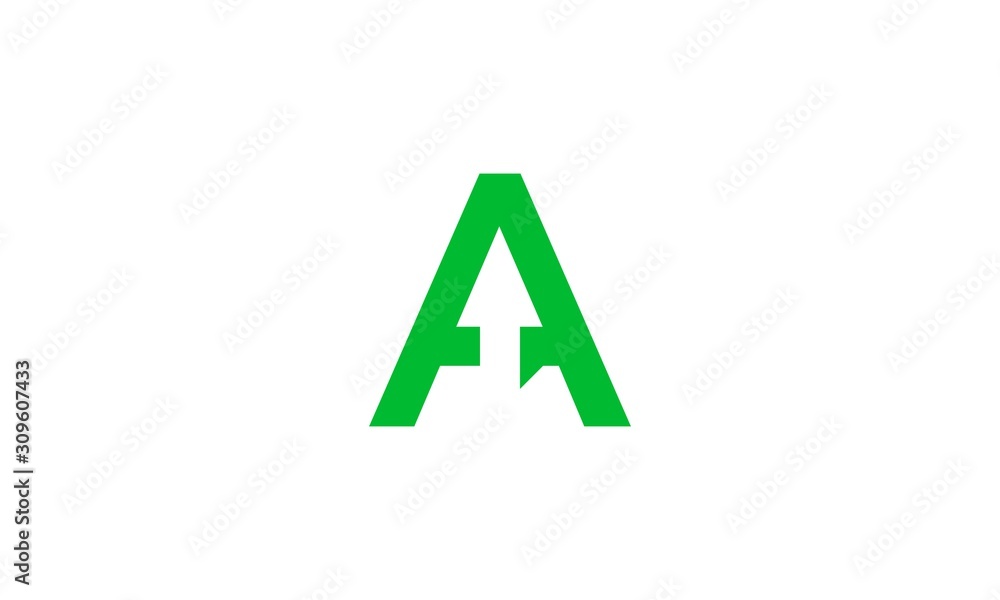 Initial letter A abstract logo with arrow up graphic design vector illustration. Symbol, icon, creative. Initial letter A abstract logo with arrow up graphic design vector illustration. Symbol, icon, creative.