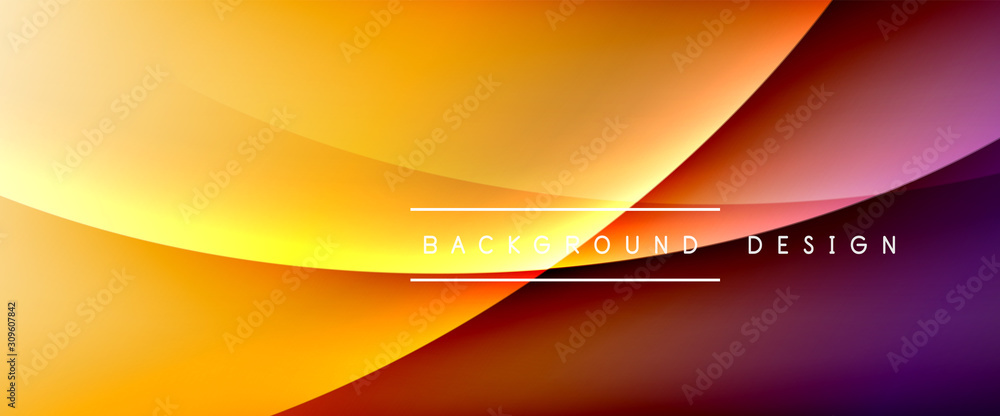 Wave liquid style lines with shadows and light on gradient background. Trendy simple fluid color gradient abstract background with dynamic straight shadow line effect Wave liquid style lines with shadows and light on gradient background. Trendy simple fluid color gradient abstract background with dynamic straight shadow line effect
