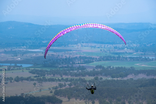 parachute in Queensland, Australia.