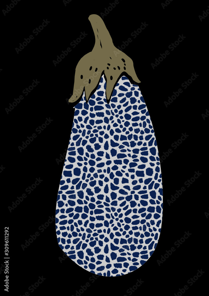 Fototapeta premium Illustration of eggplant