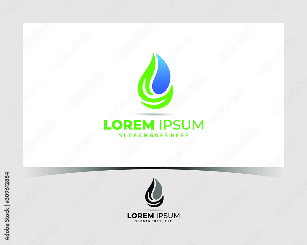 Water drop Logo Template vector illustration design Water drop Logo Template vector illustration design