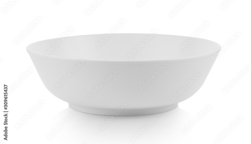 white bowl isolated on white background white bowl isolated on white background