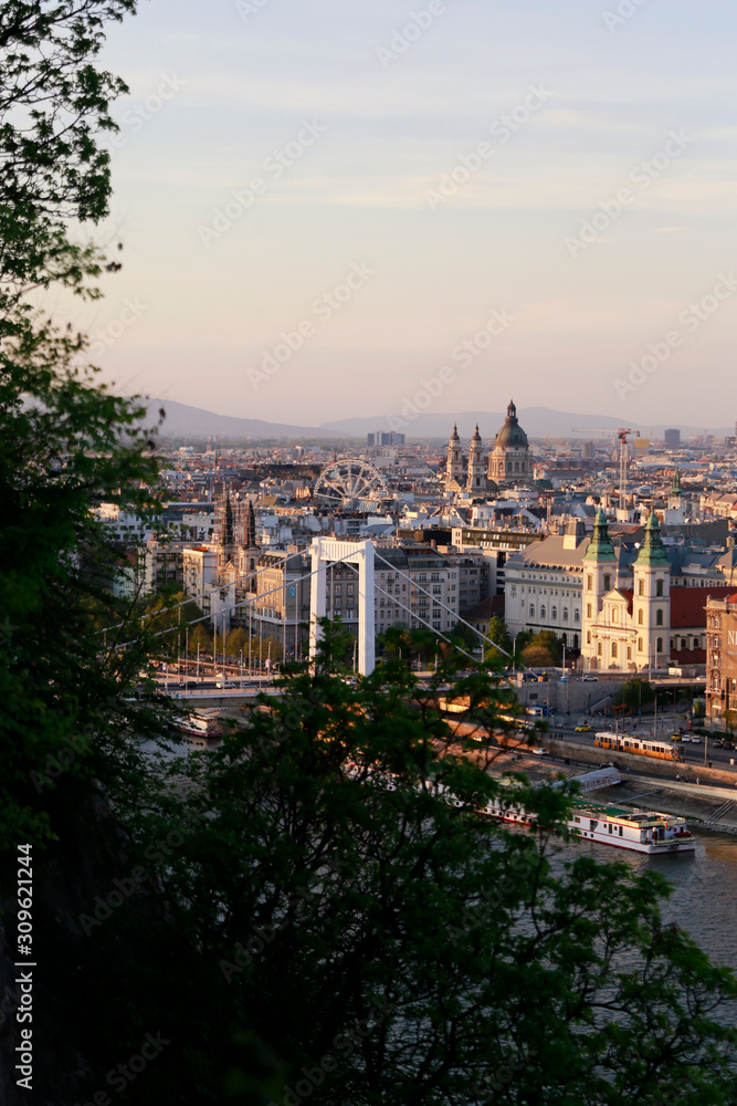 View on Budapest panorama. 